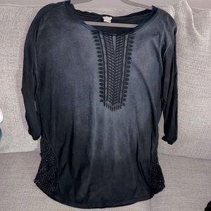 Gimmicks black 3/4 sleeve